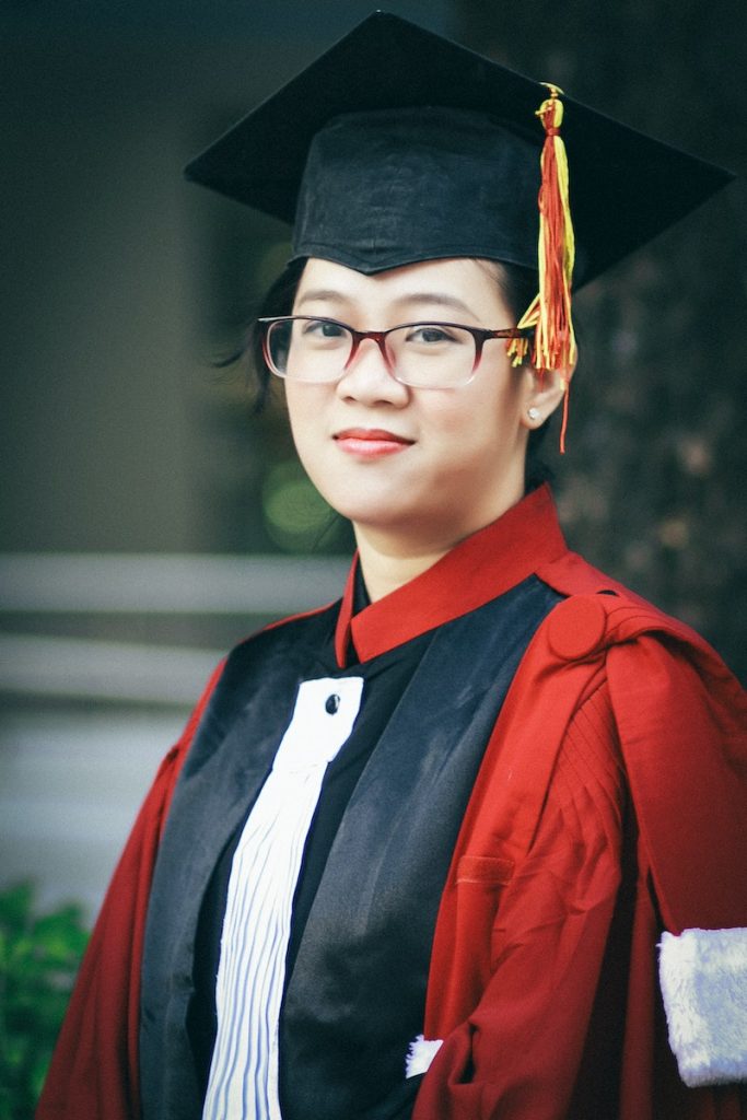 Commonwealth PhD Scholarships. Photo of Woman Wearing Academic Dress