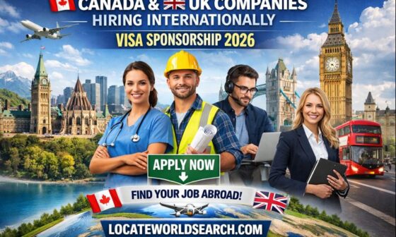 🇨🇦 Canada & 🇬🇧 UK Companies Hiring Internationally With Visa Sponsorship 2026